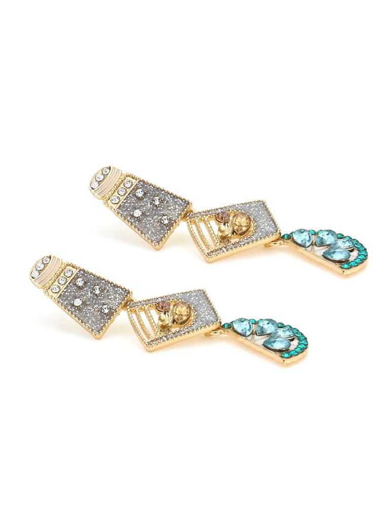 Boucles d'oreilles pendantes Cocktail Diamante