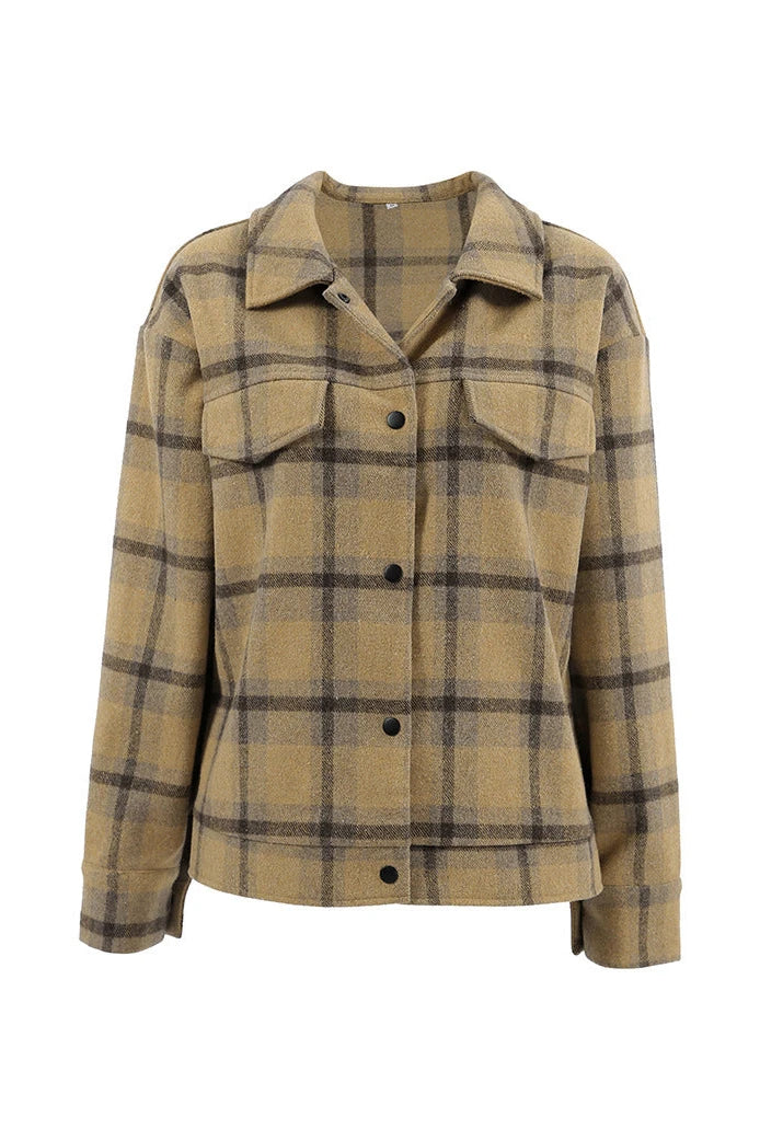 Klassesch Plaid Casual Reversjacket