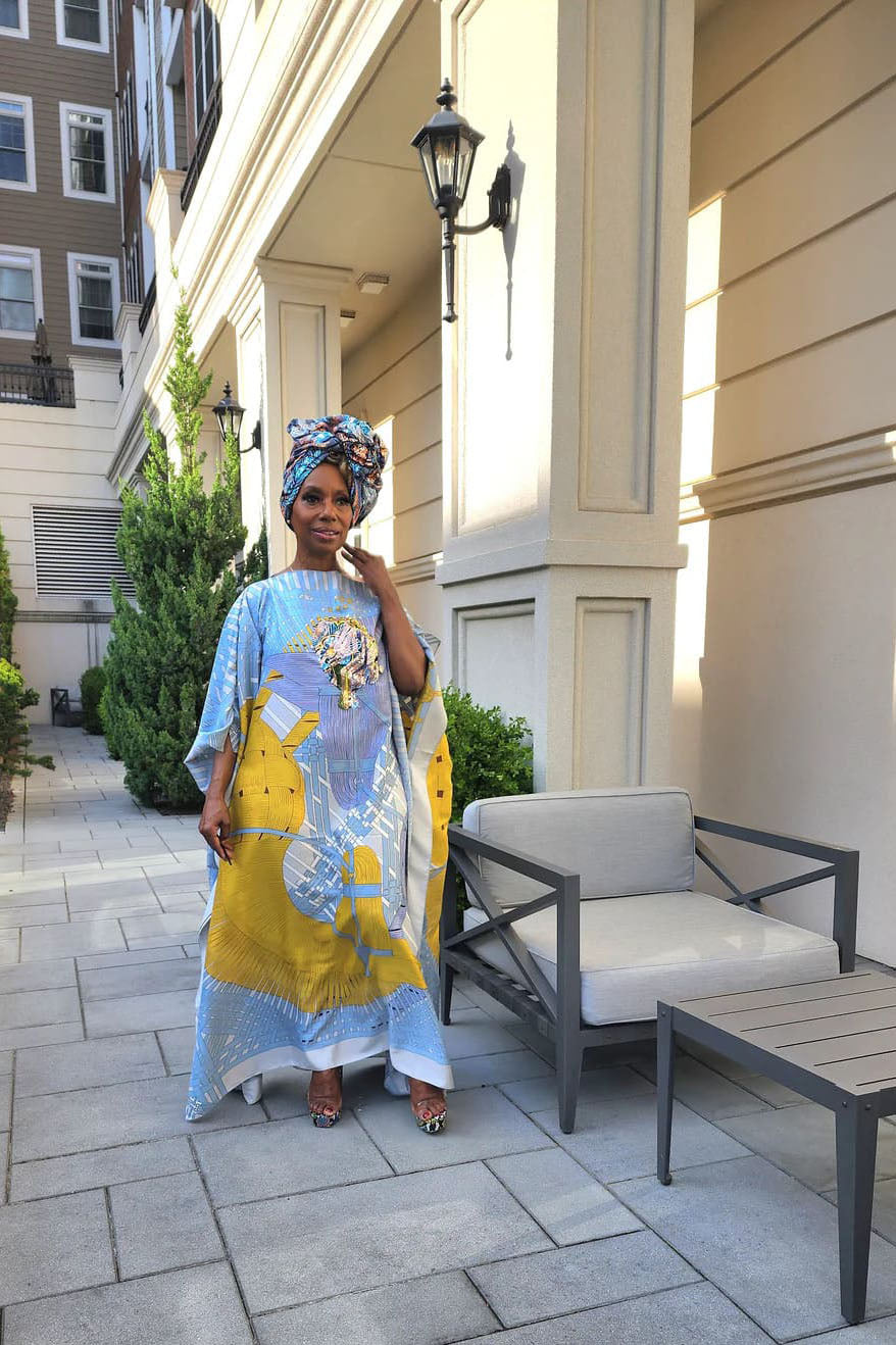 dasha maxi dress lemon Light Blue Lemon Print Maxi Dress - Vacation Ready