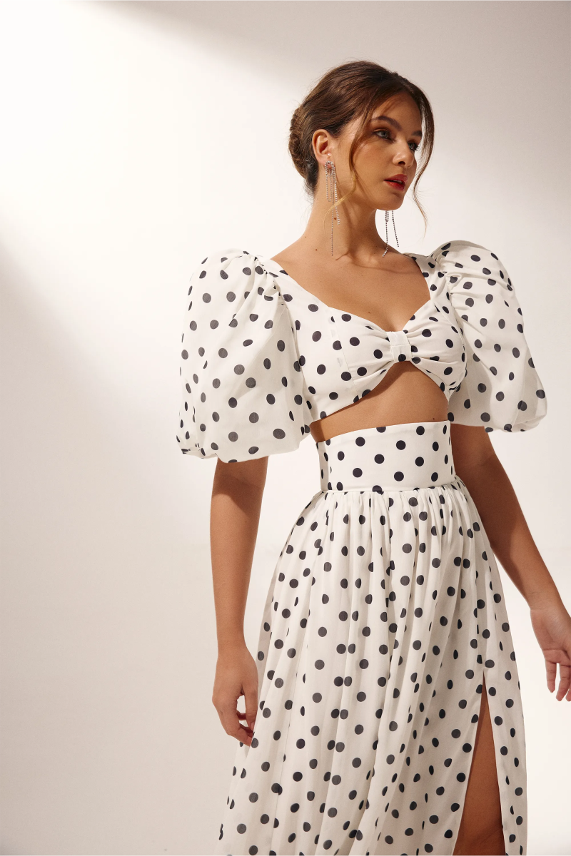 Ellie Polka Dot Rok Set