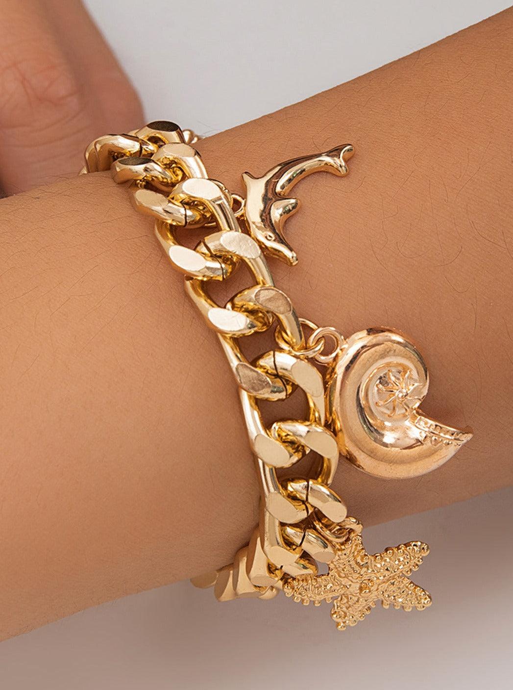 Bracelet pendentif thème océan