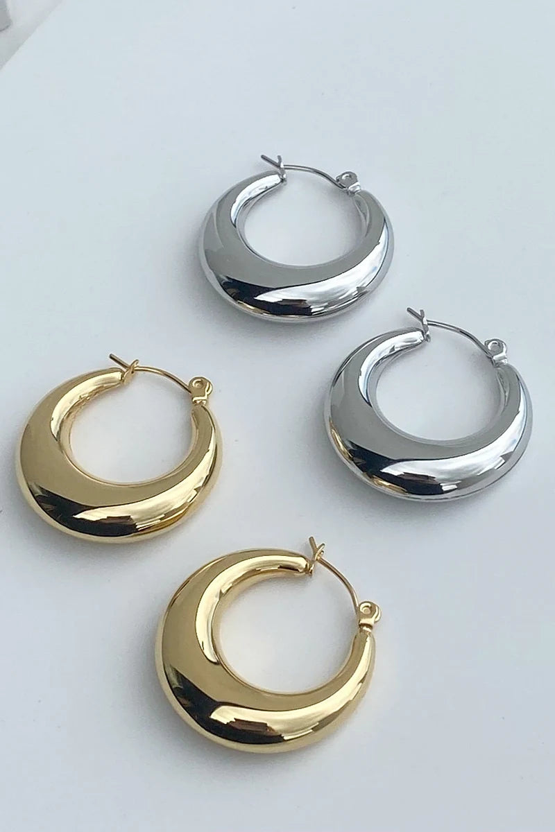 Essentiële Hoop Oorbellen - Goud