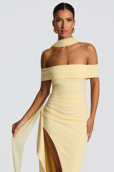 Joyce Maxi Lemon Dress