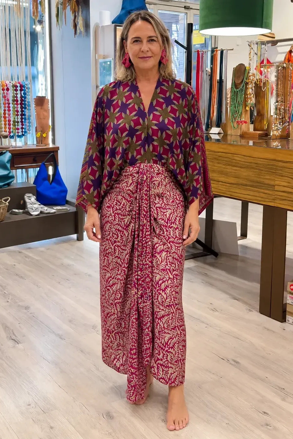 Halter Stil Püsküllü Taklit Süet Mini Elbise