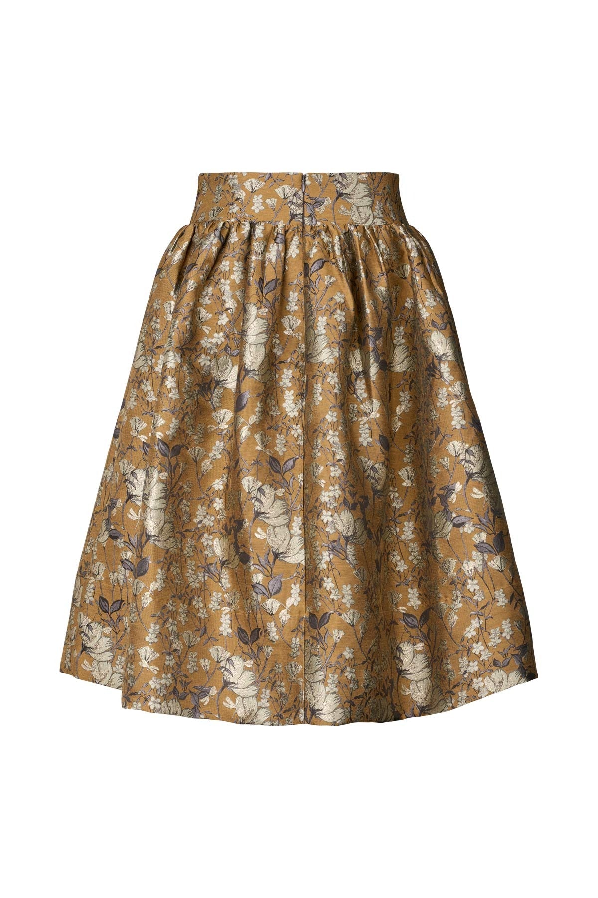 Jacquard Midi Skirt | Golden Combo