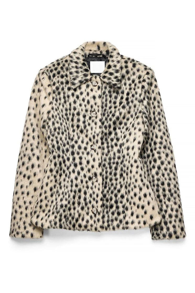 Vestido curto de camurça sintética com franjas estilo halter