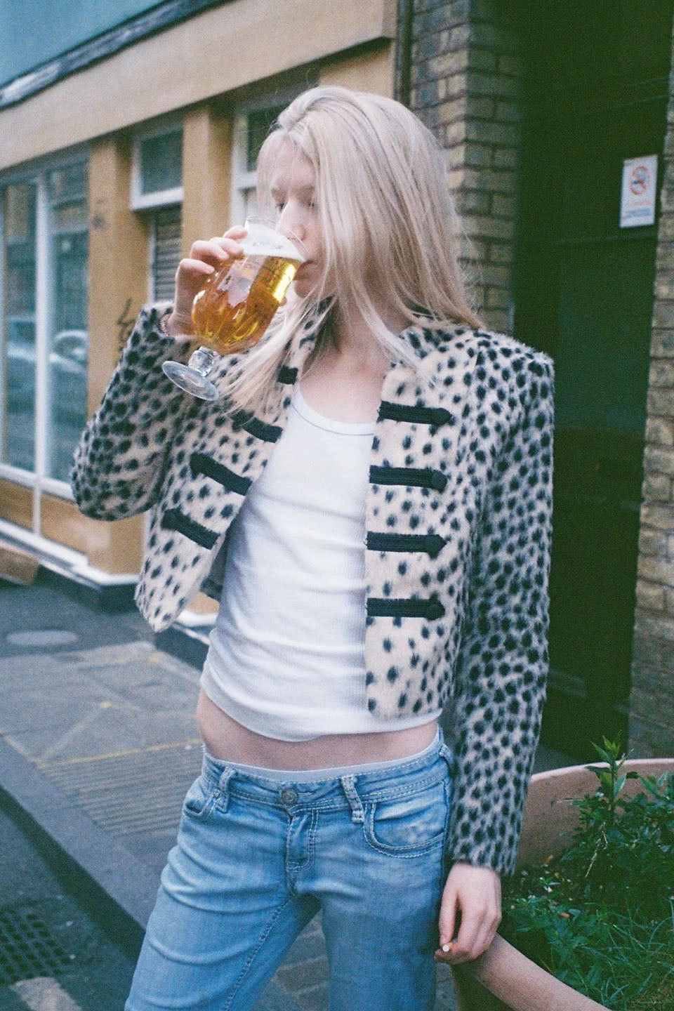 Romy Snow Leopard Jacket