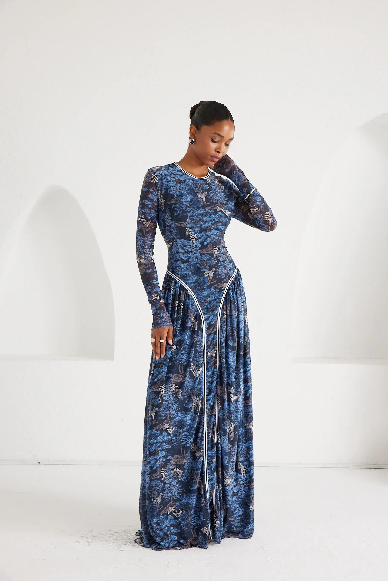 Zebra Dream Maxi Dress