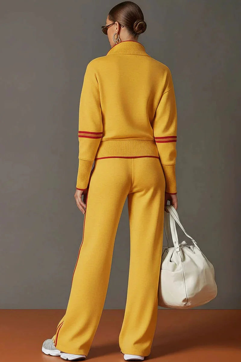 Retro sportlechen Half-Zip Webbing-Set