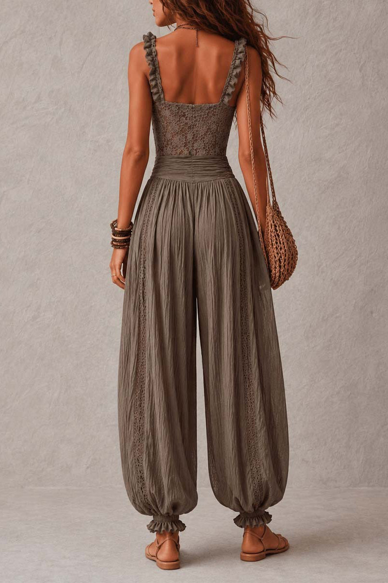 Halter Stil Püsküllü Taklit Süet Mini Elbise