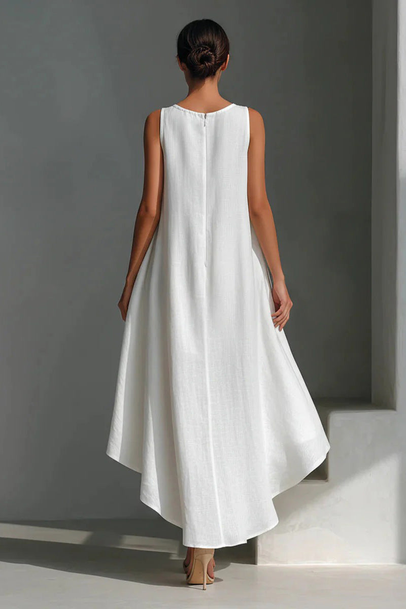 Mini-Kleid aus Kunstwildleder mit ausgestellten Ärmeln und Spitze