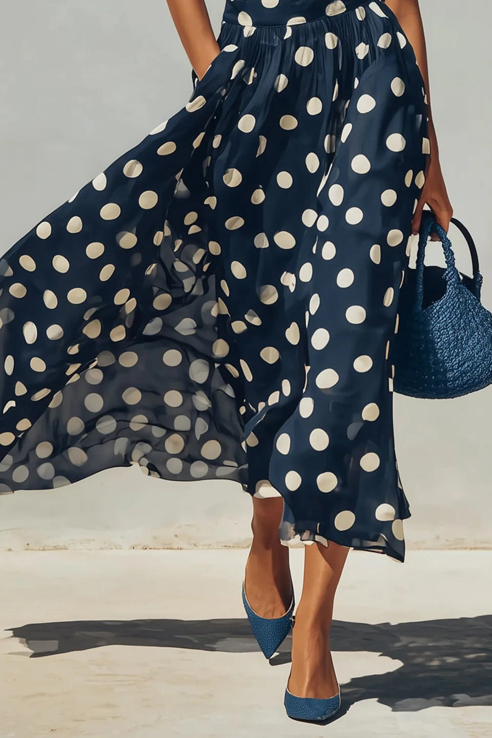 Robe mini en suédine synthétique avec franges style licou