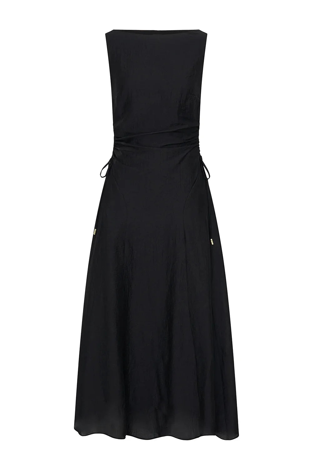Ebony Ruched Midi Dress