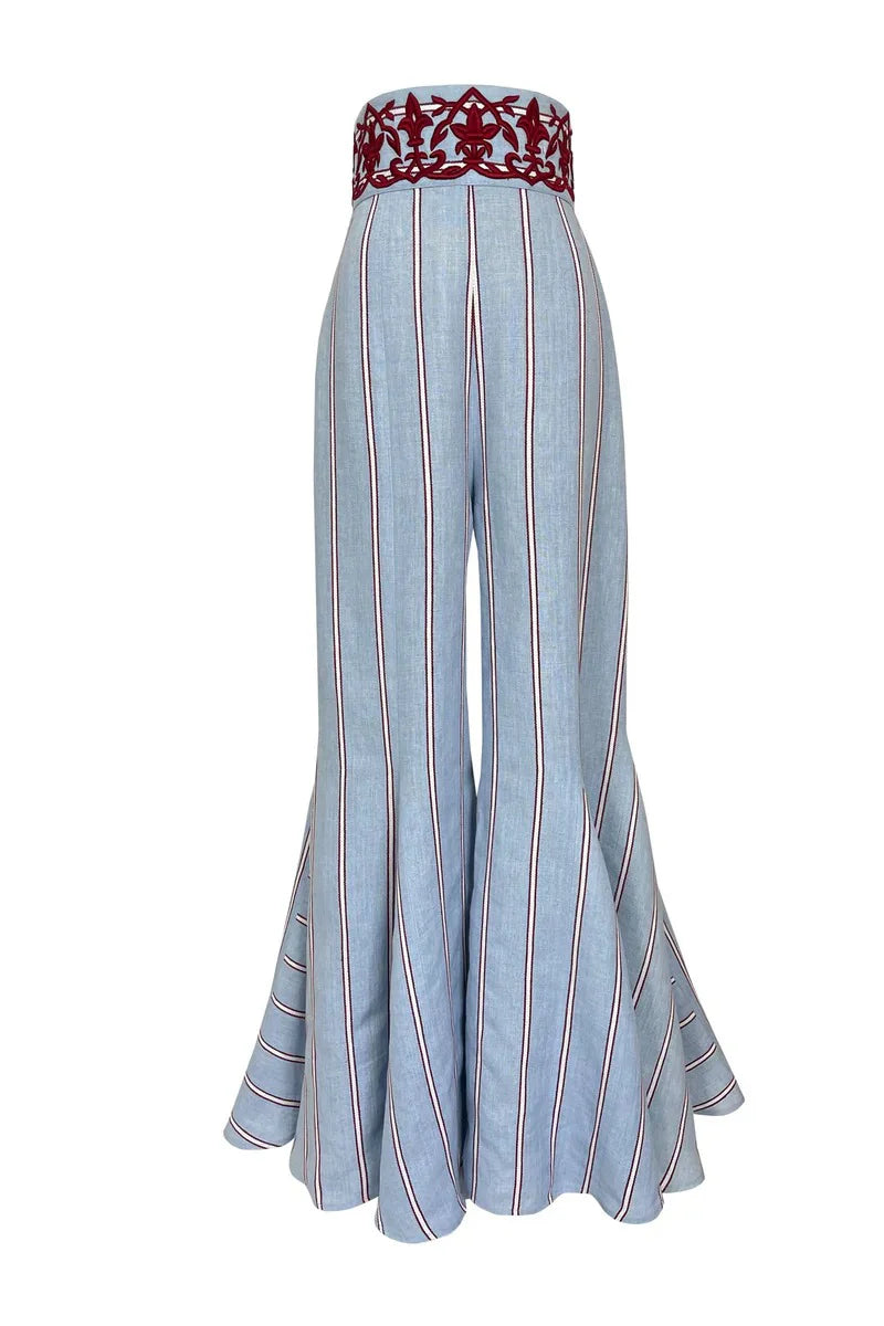Vestido midi slip con estampado totémico