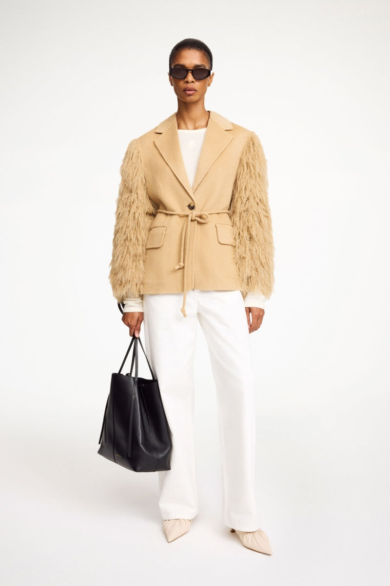 Fringed Tie Suit Coat