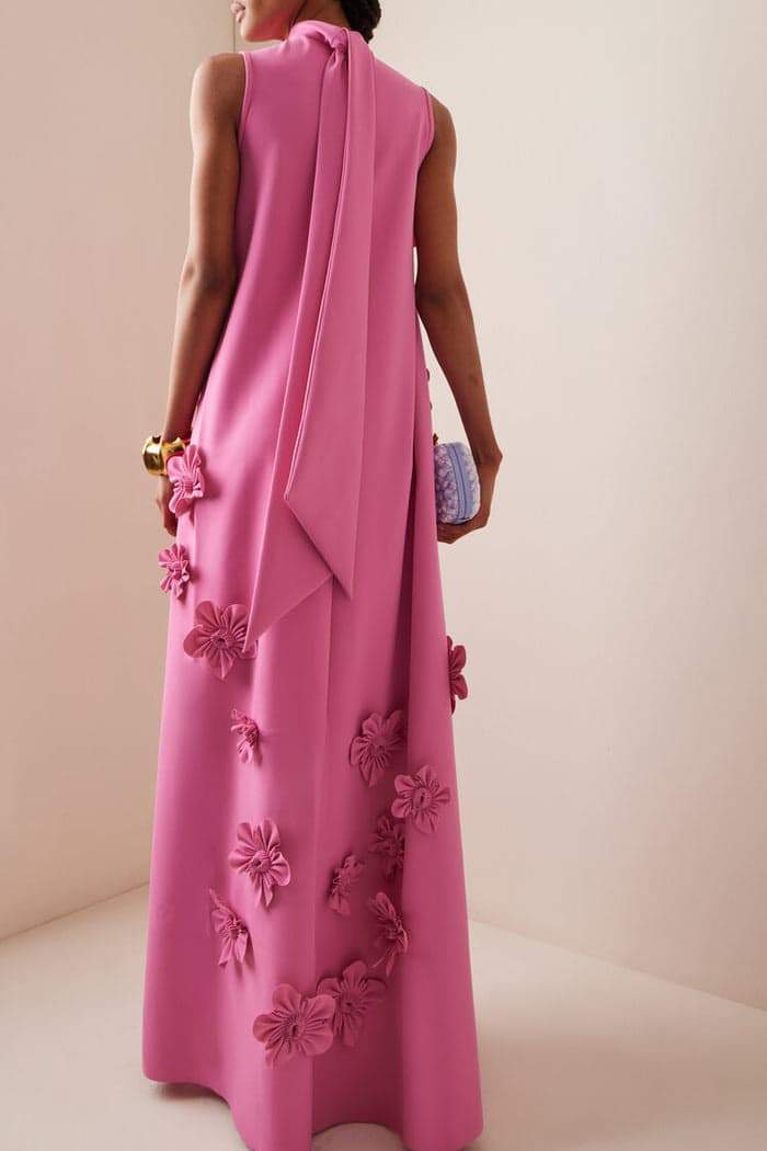 dresses - Ethel Flower Embellished Sleeveless Maxi Dress - SD00606132919 - Pink - S - Sunfere