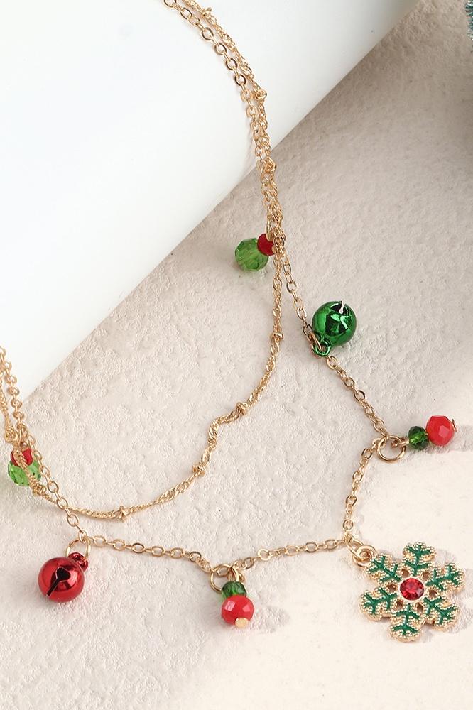 Collana con ciondolo rimovibile Lynn Christmas Snowflake