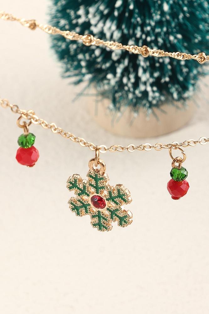 Collana con ciondolo rimovibile Lynn Christmas Snowflake