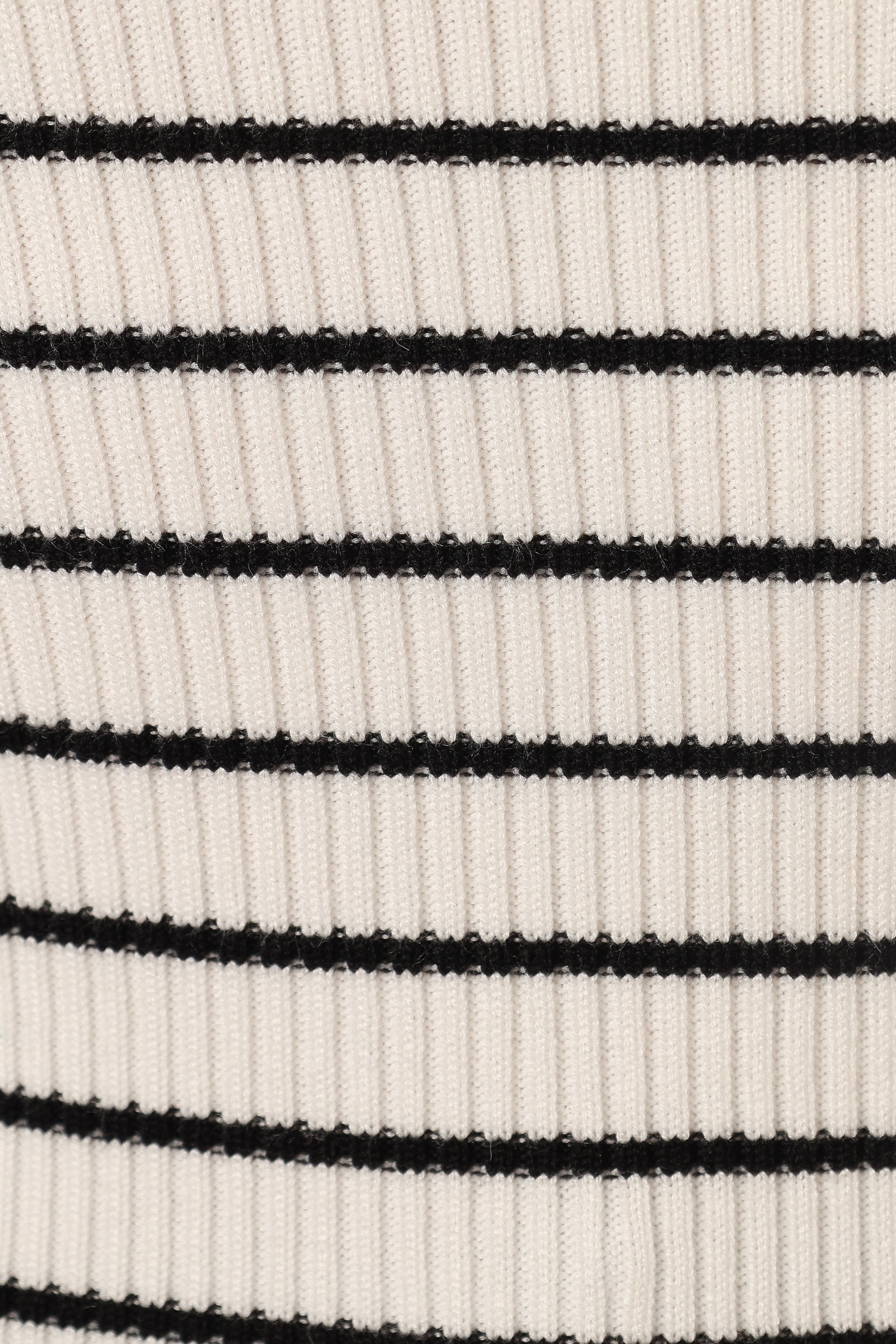 Haut en tricot Kiersten - Blanc Noir