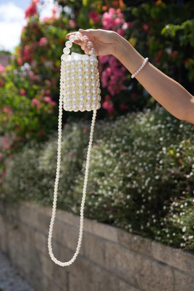 Renate Pearl Bucket Bag