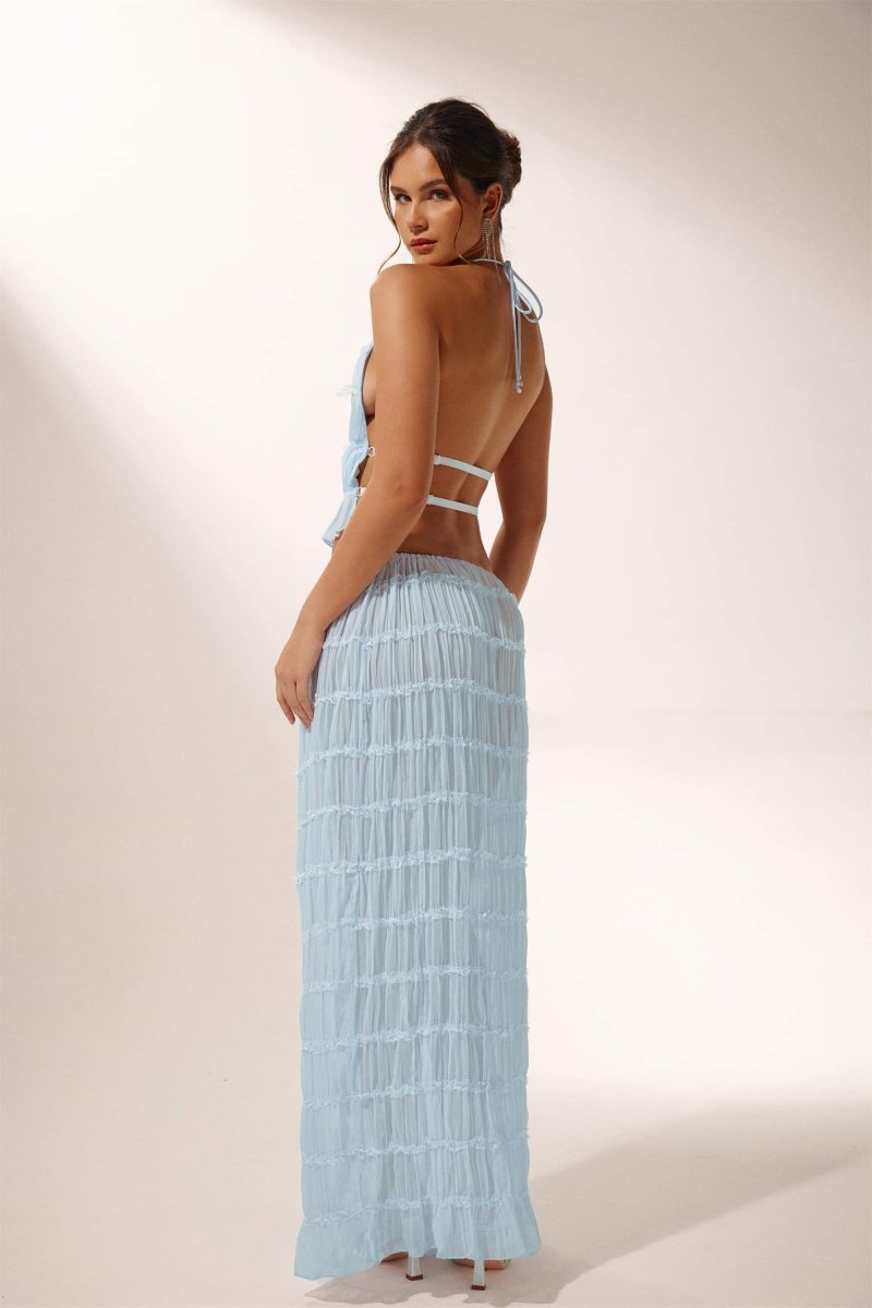 Rosalie Backless Pleated Set-Sunfere